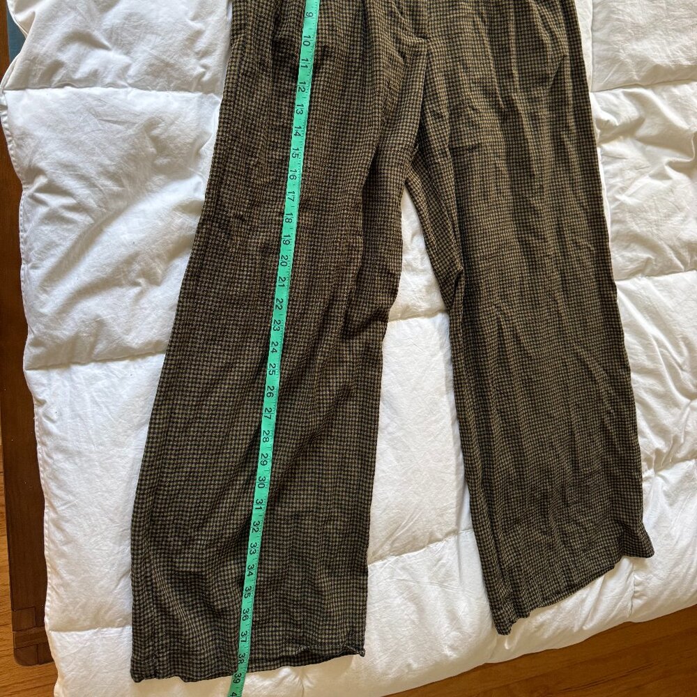 Whimsy + Row - Leanna Pant in Hunter Gingham - Size 8 - Picture 6 of 9